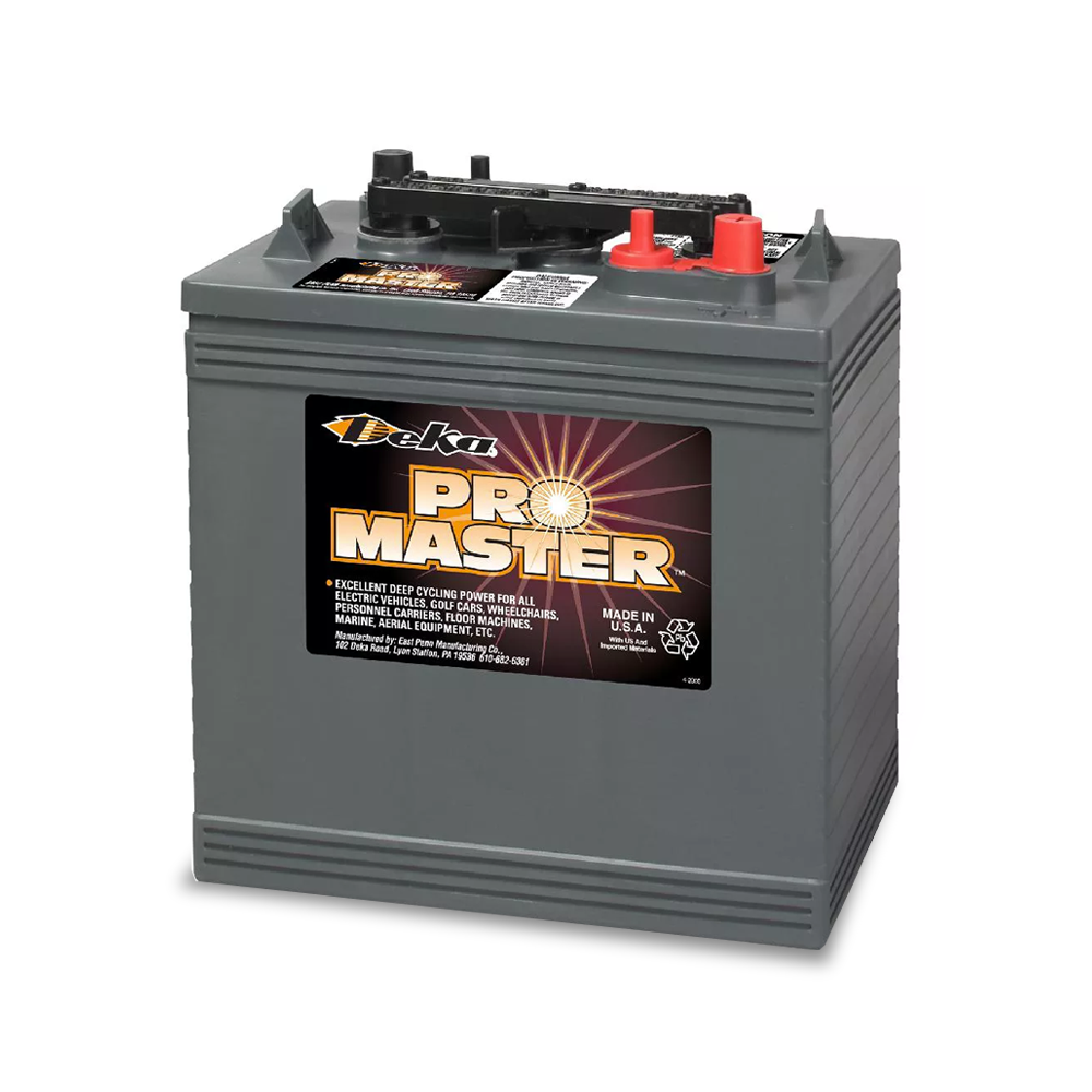 Batterie Deka 6 volts pour voiturettes de golf et nacelles